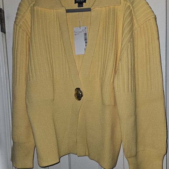 Urban Revivo Brand New Women's Yellow Cardigan - Picture 8 of 9
